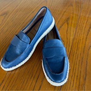 Tommy Bahama blue espadrilles loafers size 6.5
